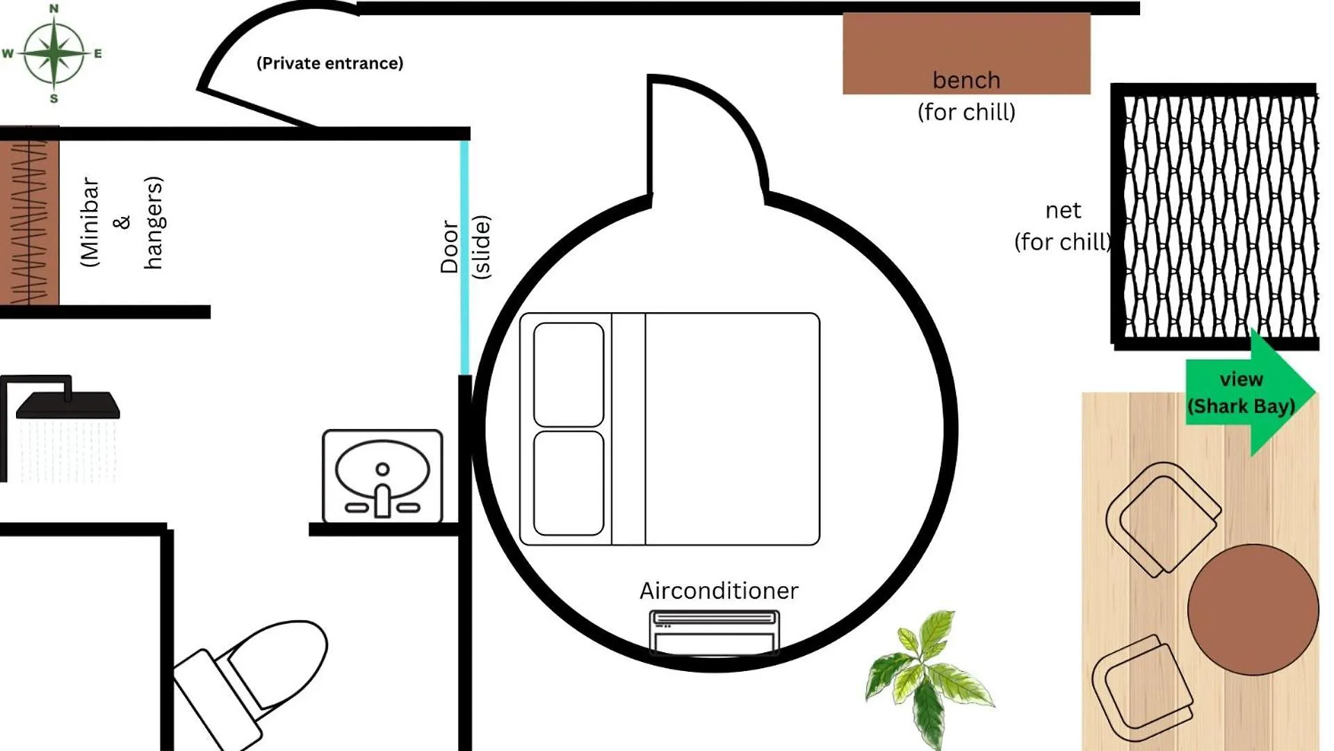 Luxury tent Shark Bay Tent Koh Tao